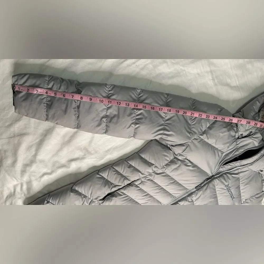 Marmot Montreal Women's 700 Down Puffer Coat - Glacier Grey | Size M - Picture 7 of 13